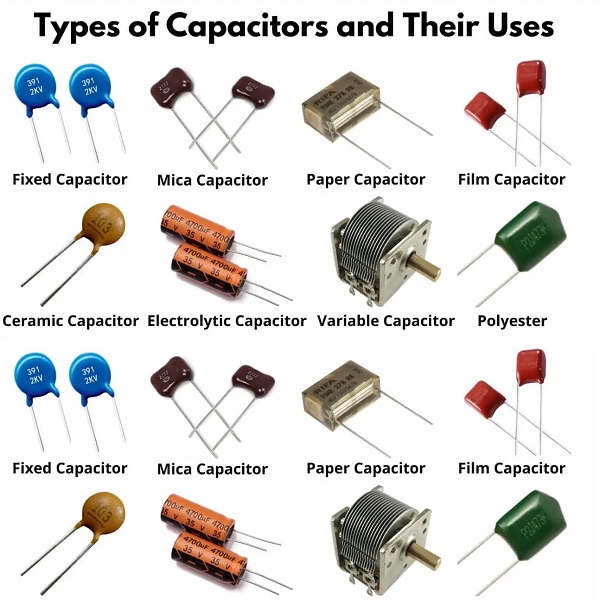capacitor types and uses